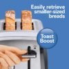 81555Rb3llL._AC_SL1500_.jpg Hamilton Beach 2 Slice Toaster with Extra-Wide Slots, Bagel Setting, Toast Boost, Slide-Out Crumb Tray, Auto-Shutoff & Cancel Button, Defrost Function, Stainless Steel (22794)