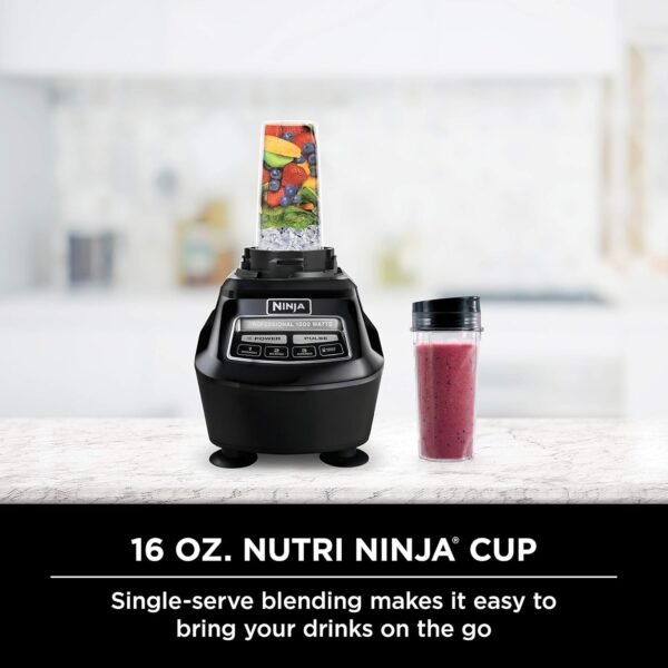 81AI1IrKawL._AC_SL1500_.jpg Ninja Blender, Mega Kitchen System, 1500W, 4 Functions for Smoothies, Processing, Dough, Drinks & More, with 72 Blender Pitcher, 64 Processor Bowl, 2 Nutri Cups + Lids, Black, BL770