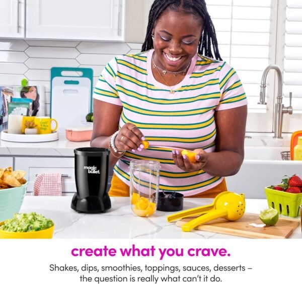 81G72GS5ZmL._AC_SL1500_.jpg magic bullet Blender, Small, Black, 11 Piece Set