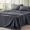 81MtyllvafL._AC_SL1500_.jpg Bedsure Queen Sheet Set - 4 Pieces Soft Queen Size Sheets - Breathable & Cooling - Hotel Luxury - Easy Care Polyester Microfiber Bedding for Women, Men, Dark Grey