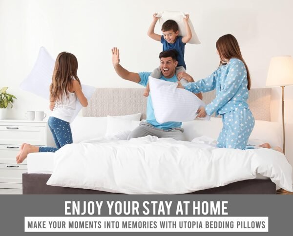 81SpFmXIMaL._AC_SL1500_.jpg Utopia Bedding Bed Pillows for Sleeping Queen Size (White), Set of 2, Cooling Hotel Quality, for Back, Stomach or Side Sleepers