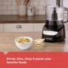 81Xc6TK3yZS._AC_SL1500_.jpg BLACK+DECKER Food Processor and Vegetable Chopper, Stainless Steel Blade, 8-Cup Capacity, 450W Power with Attachments to Grate, Shred, Slice, Mince, Grind, and Puree