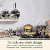 81Yhr4doZqL._AC_SL1500_.jpg Cuisinart 1.5 Quart Saucepan w/Cover, Chef's Classic Stainless Steel Cookware Collection, 719-16