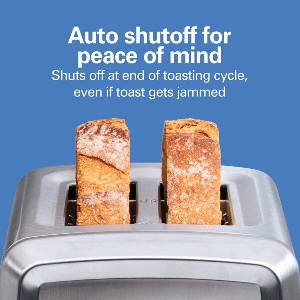 81es3hJSMZL._AC_SL1500_.jpg Hamilton Beach 2 Slice Toaster with Extra-Wide Slots, Bagel Setting, Toast Boost, Slide-Out Crumb Tray, Auto-Shutoff & Cancel Button, Defrost Function, Stainless Steel (22794)