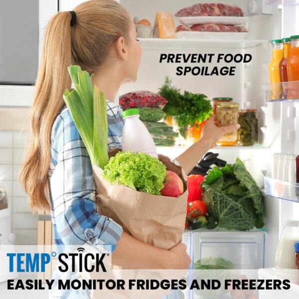 81ioTrWiCXL._AC_SL1500_.jpg Temp Stick Remote WiFi Temperature & Humidity Sensor, Data Logger. No Subscription. 24/7 Monitor, Unlimited Text, App & Email Alerts. Made in America. Use with Alexa, IFTTT. Monitor Anywhere, Anytime