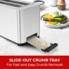 81m-KOvxkmL._AC_SL1500_.jpg Mueller UltraToast Full Stainless Steel Toaster 4 Slice, Long Extra-Wide Slots for Bagels and Waffles, 6 Browning Levels, LED Display, Cancel/Defrost/Reheat Functions & Removable Tray, Kitchen Gadgets
