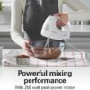 81mg8gnws7L._AC_SL1500_.jpg Hamilton Beach 6-Speed Electric Hand Mixer with Whisk, Traditional Beaters, Snap-On Storage Case, 250 Watts, White