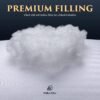 COZSINOOR Bed Pillows Queen Size: Hotel Quality Set of 2 - Down Alternative Microfiber Filled for Back, Stomach, Side Sleepers, Breathable & Skin-Friendly