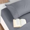 81rbPk8JH6L._AC_SL1500_.jpg Utopia Bedding Queen Sheet Set - Brushed Microfiber - Soft Bed Sheets for Queen Size Bed Set - Includes 1 Fitted, 1 Flat, & 2 Pillow Cases - Deep Pocket (Grey)
