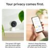 Google indoor Nest Security Cam 1080p (Wired) - 2nd Generation - Snow
