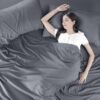 81tvsrks5L._AC_SL1500_.jpg Utopia Bedding Queen Bed Sheets Set - 4 Piece Bedding - Brushed Microfiber - Shrinkage and Fade Resistant - Easy Care (Queen, Grey)