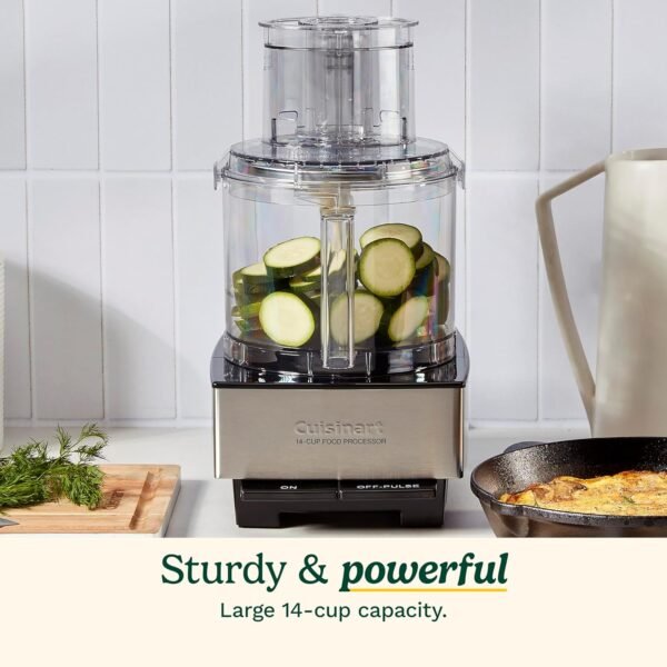 81ujhYqbc-L._AC_SL1500_.jpg Cuisinart Food Processor 14-Cup Vegetable Chopper for Mincing, Dicing, Shredding, Puree & Kneading Dough, Stainless Steel, DFP-14BCNY