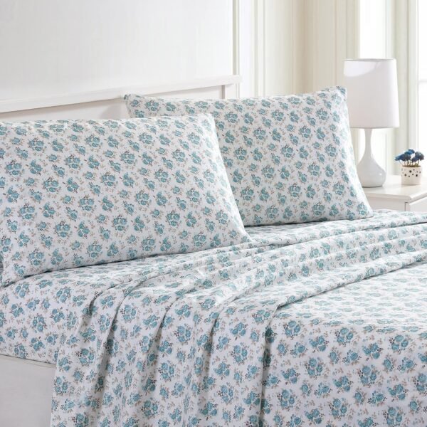 913Z3i8KMBS._AC_SL1500_.jpg Modern Threads Printed 4-Piece Extra Soft Bedding Sheets & Pillowcase Set, Deep Pocket up to 16 inch Mattress Forever Roses Queen