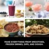 918xeUbmRqL._AC_SL1500_.jpg Ninja Blender, Mega Kitchen System, 1500W, 4 Functions for Smoothies, Processing, Dough, Drinks & More, with 72 Blender Pitcher, 64 Processor Bowl, 2 Nutri Cups + Lids, Black, BL770