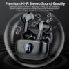 71OONMJBTPL._AC_SL1500_.jpg Wireless Earbuds, Bluetooth 5.4 Headphones HiFi Stereo, Bluetooth Earbuds with ENC Noise Cancelling Mic, IP7 Waterproof in Ear Earphones, 48H, LED Display Ear buds for Pad Workout Sports, Black