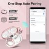 61Du5jvW1HL._AC_SL1000_.jpg Wireless Earbud, Bluetooth 5.4 Headphones 75Hrs Playtime, 2025 Bluetooth Earbuds Deep Bass Noise Cancelling Mic, Ear Buds with Sport Earhooks, IP7 Waterproof Wireless Earphones for Workout/Running/Gym