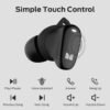 61QUNTZcqdL._AC_SL1500_.jpg Monster N-Lite 206 Bluetooth Wireless Earbuds in Ear Headphones, Bluetooth 5.4 Ear Buds Built-in Mic, Comfortable Fit, Touch Control, Type-C Fast Charging, IPX6 Waterproof, 25H Playtime, Black