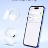61TJV1EhDhL._AC_SL1500_.jpg TAGRY Open Ear Earbuds Wireless Bluetooth Headphones 80Hrs Playtime Ear Buds with Earhooks IPX7 Waterproof Touch Control Earphones Sport Headsets for Workout Running White