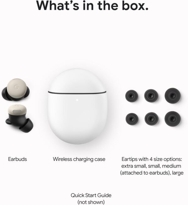 61Wha2iaU9L._AC_SL1500_.jpg Google Pixel Buds Pro 2 - Wireless Earbuds with Active Noise Cancellation – Bluetooth Headphones - Hazel