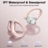61yW6r4RZ0L._AC_SL1500_.jpg Wireless Earbud, Bluetooth 5.4 Headphones 75Hrs Playtime, 2025 Bluetooth Earbuds Deep Bass Noise Cancelling Mic, Ear Buds with Sport Earhooks, IP7 Waterproof Wireless Earphones for Workout/Running/Gym