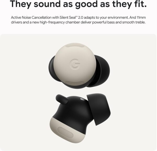 71AVxMOjbDL._AC_SL1500_.jpg Google Pixel Buds Pro 2 - Wireless Earbuds with Active Noise Cancellation – Bluetooth Headphones - Hazel