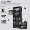 71CTos8XBAL._AC_SL1500_.jpg TOZO Hybrid Active Noise Cancelling Wireless Earbuds with 6 Mics AI Clear Call Ear Buds 55H Playtime with LED Display 32 Preset EQs via APP Bluetooth 5.3 IPX8 Waterproof in Ear Headphones