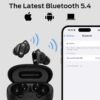 71JBF4p-gcL._AC_SL1500_.jpg Monster N-Lite 206 Bluetooth Wireless Earbuds in Ear Headphones, Bluetooth 5.4 Ear Buds Built-in Mic, Comfortable Fit, Touch Control, Type-C Fast Charging, IPX6 Waterproof, 25H Playtime, Black