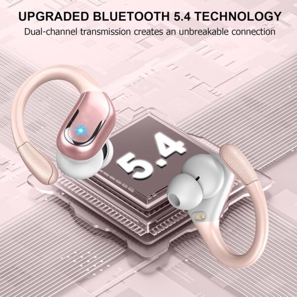 81wwpWC-zeL._AC_SL1500_.jpg Wireless Earbud, Bluetooth 5.4 Headphones 75Hrs Playtime, 2025 Bluetooth Earbuds Deep Bass Noise Cancelling Mic, Ear Buds with Sport Earhooks, IP7 Waterproof Wireless Earphones for Workout/Running/Gym