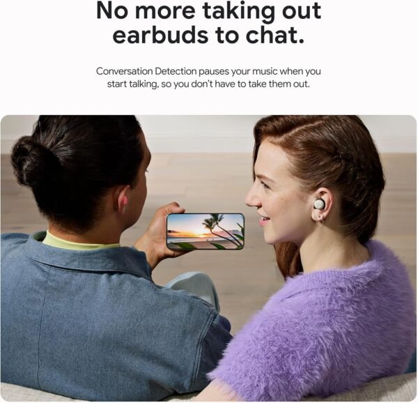 914gkBaT0NL._AC_SL1500_.jpg Google Pixel Buds Pro 2 - Wireless Earbuds with Active Noise Cancellation – Bluetooth Headphones - Hazel